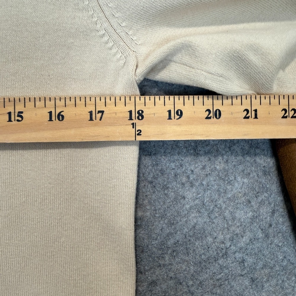 Lauren‎ Ralph Lauren 1/4 Hunting Sweater Womens Medium Suede Shoulder Patch - Picture 11 of 13